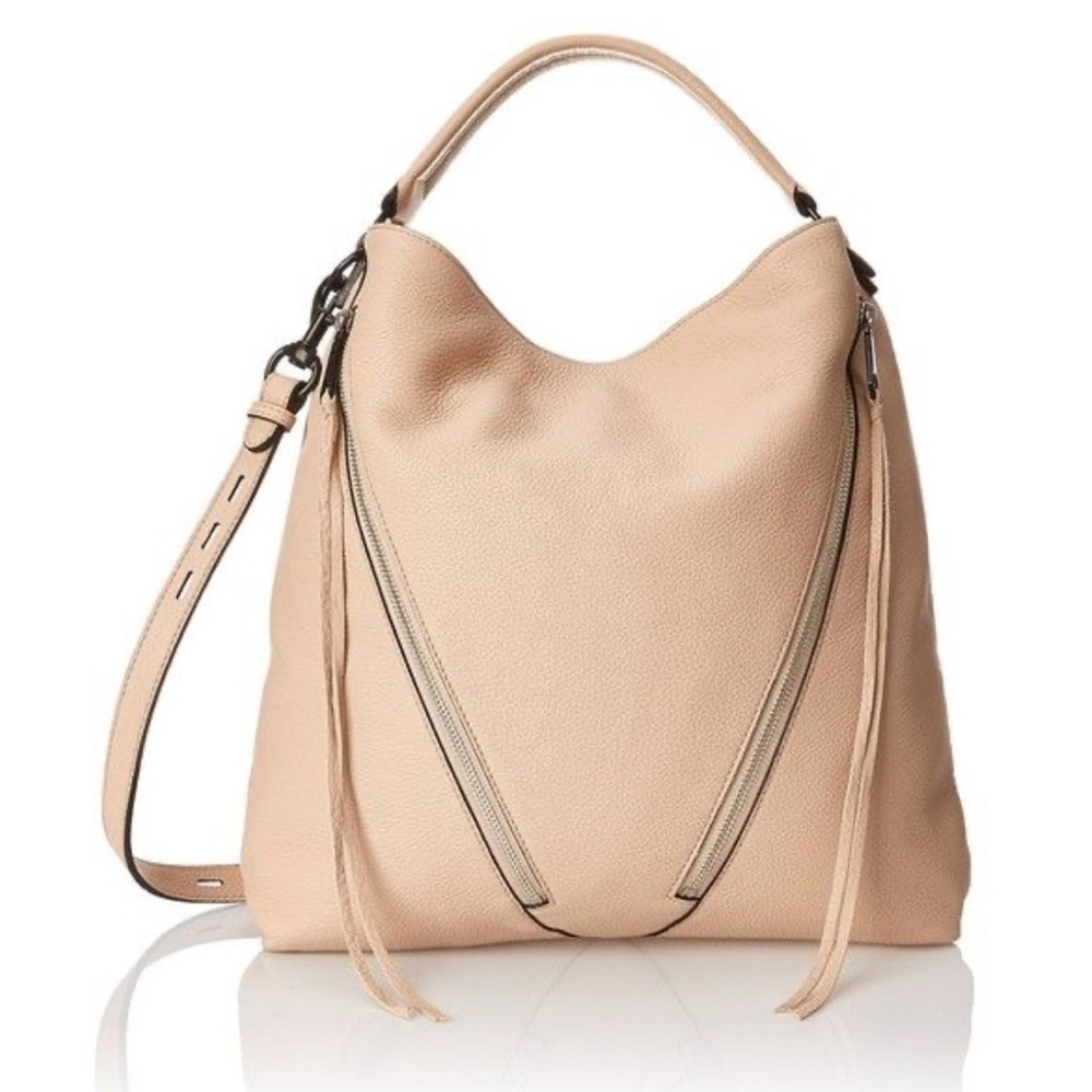 Rebecca Minkoff Blush Moto Hobo Bag